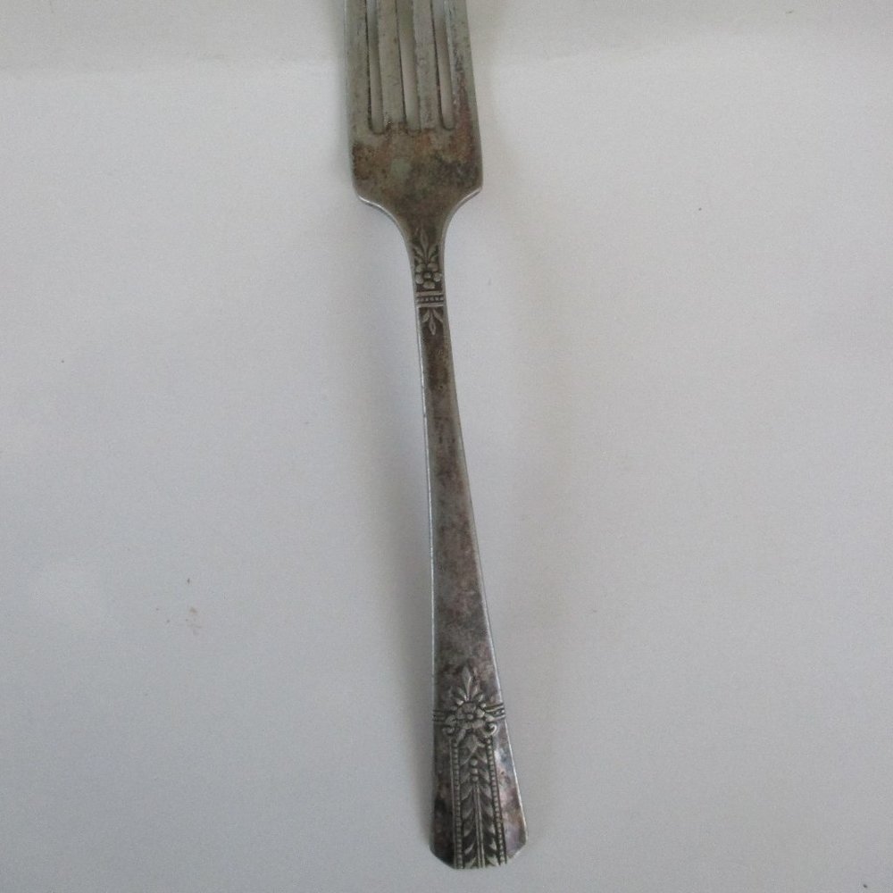 Antique Dinner Fork Vernon Silverplate Romford 1934